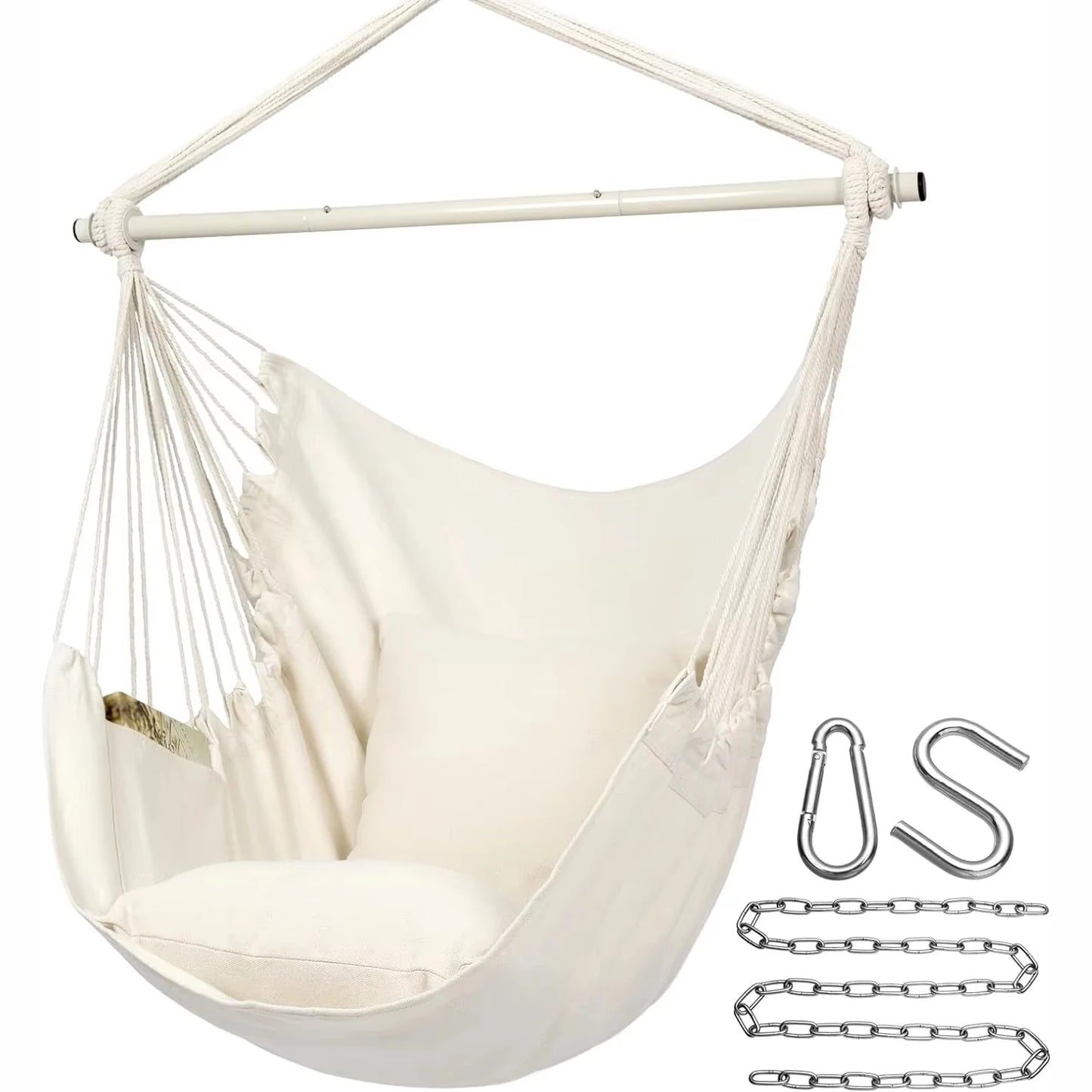 PHL Store Cotton Hanging Hammock Chair Swing