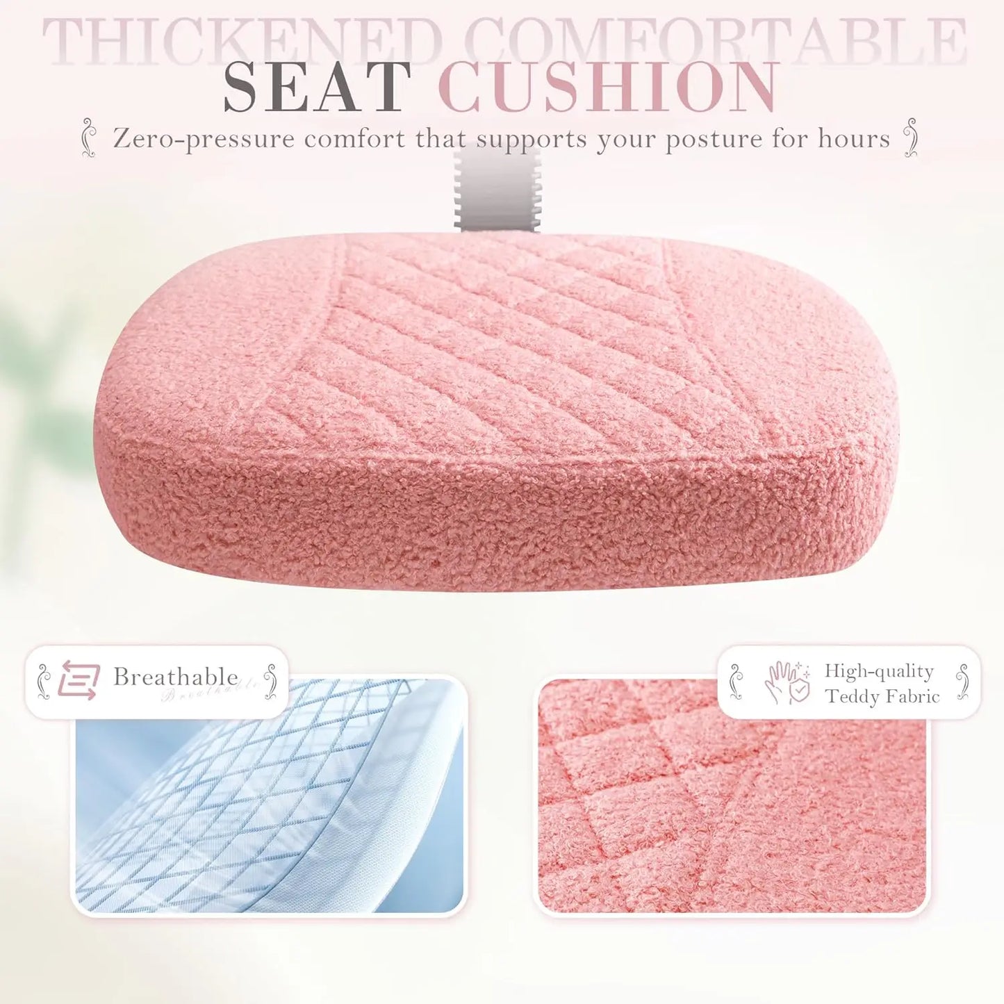 Furmax Ergonomic Criss Cross Office Chair with Wheels, Kneeling Desk Chair with Footrest or Pet Rest