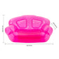 KTN Inflatable Transparent Clear Pink Sofa Couch with Cupholders