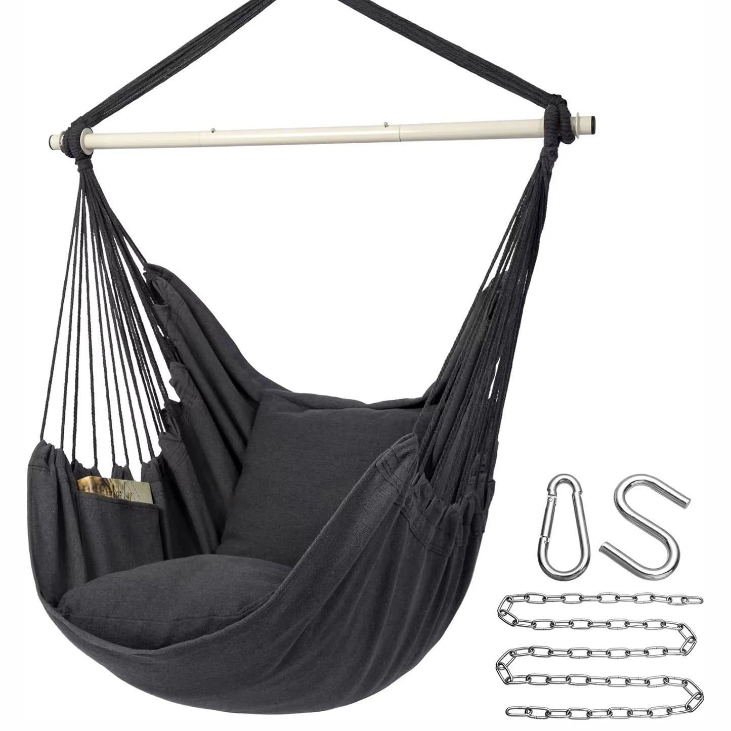 PHL Store Cotton Hanging Hammock Chair Swing
